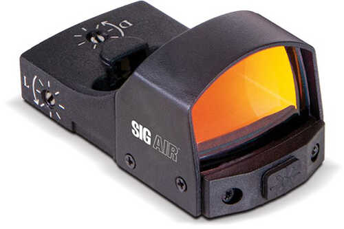 Sig Sauer Airguns Airreflexsight Reflex Red Dot Reticle Black Fits P320 Pistol Windage & Elevation Adjust